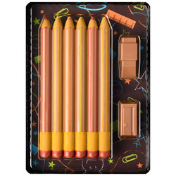 Продуктови Категории Шоколади Weibler Подаръчна опаковка Комплект за рисуване с фин млечен шоколад 40 гр.